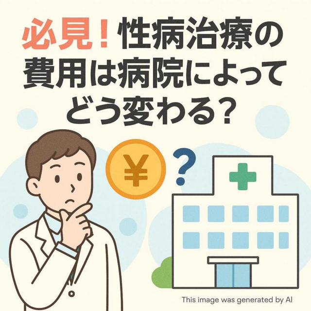 必見！性病治療の費用は病院によってどう変わる？