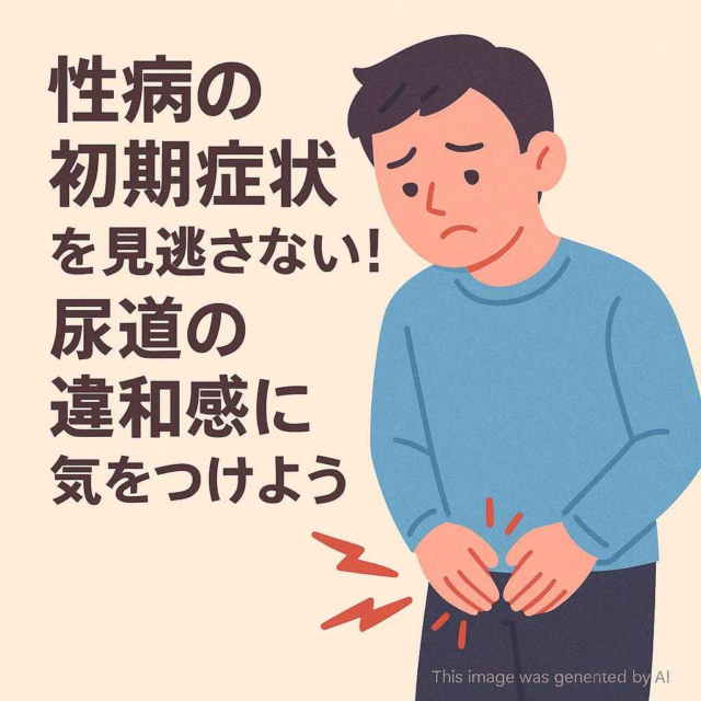 性病の初期症状を見逃さない！尿道の違和感に気をつけよう
