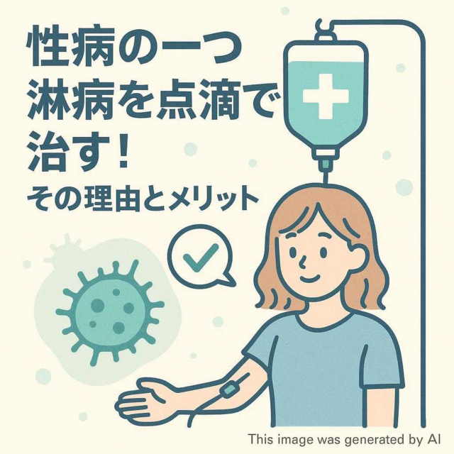 性病の一つ淋病を点滴で治す！その理由とメリット