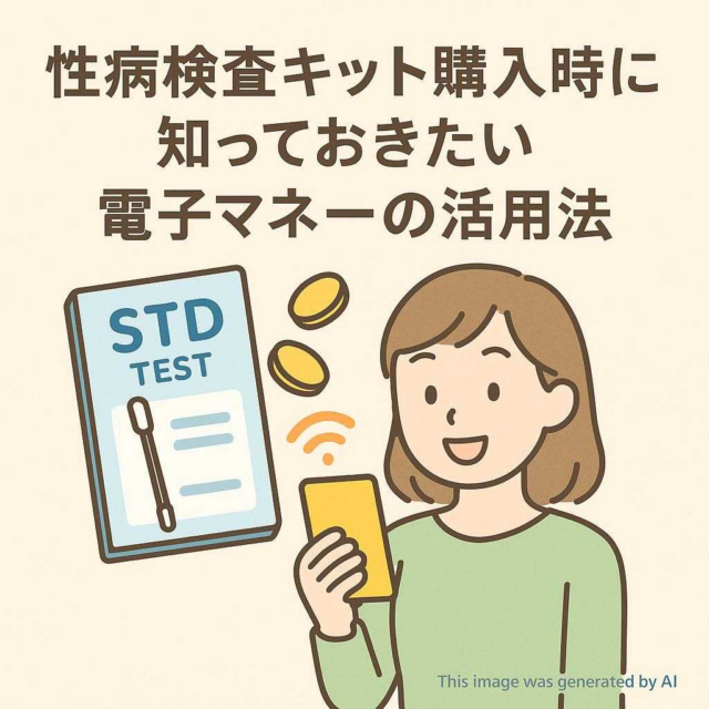 性病検査キット購入時に知っておきたい電子マネーの活用法