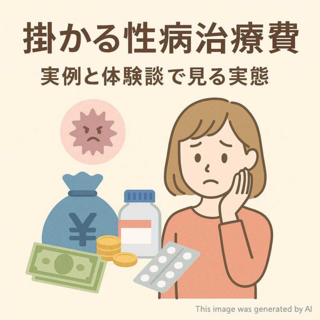 掛かる性病治療費 実例と体験談で見る実態
