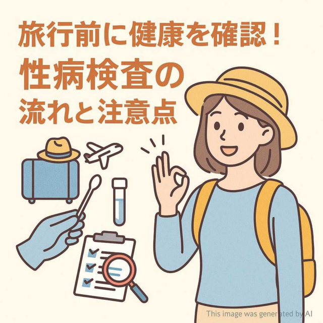 旅行前に健康を確認！性病検査の流れと注意点