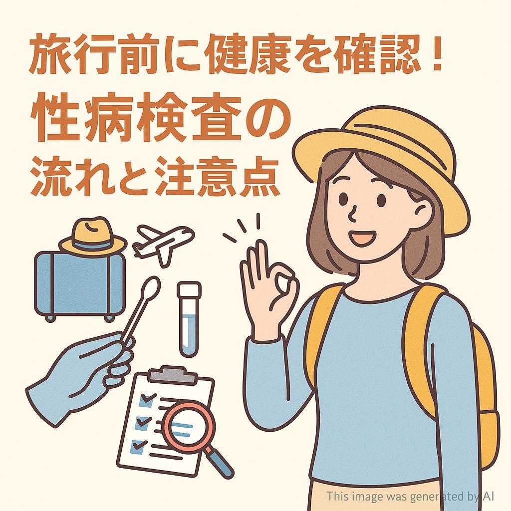 旅行前に健康を確認！性病検査の流れと注意点