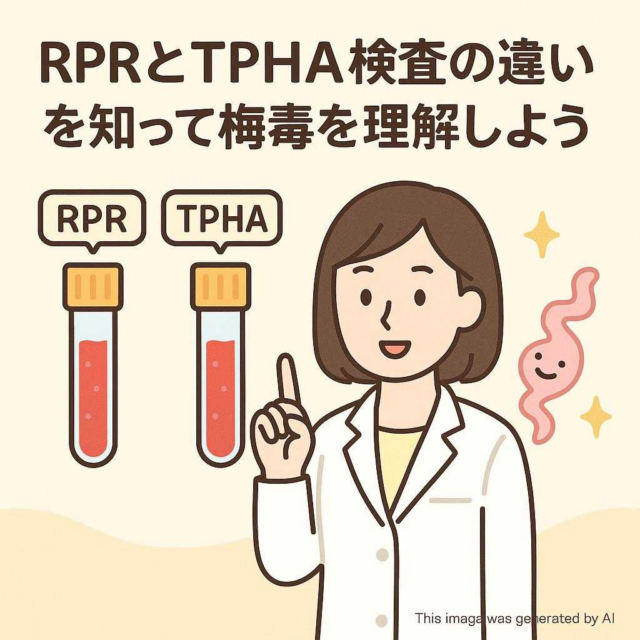 RPRとTPHA検査の違いを知って梅毒を理解しよう