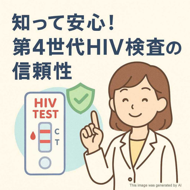 知って安心！第4世代HIV検査の信頼性