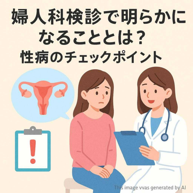 婦人科検診で明らかになることとは？性病のチェックポイント
