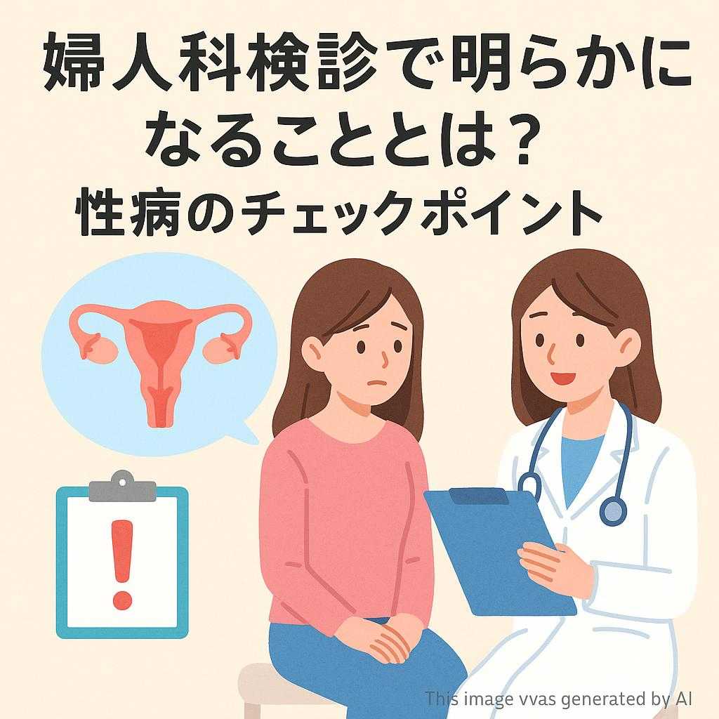 婦人科検診で明らかになることとは？性病のチェックポイント