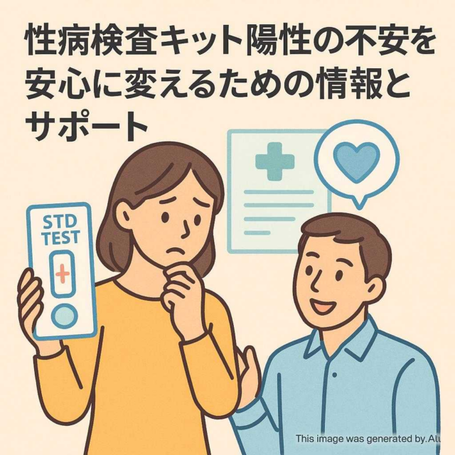 性病検査キット陽性の不安を安心に変えるための情報とサポート