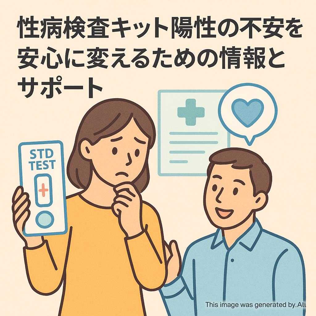 性病検査キット陽性の不安を安心に変えるための情報とサポート