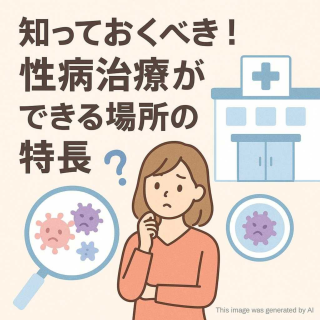 知っておくべき！性病治療ができる場所の特長