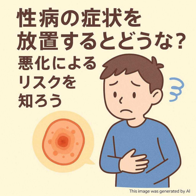 性病の症状を放置するとどうなる？悪化によるリスクを知ろう