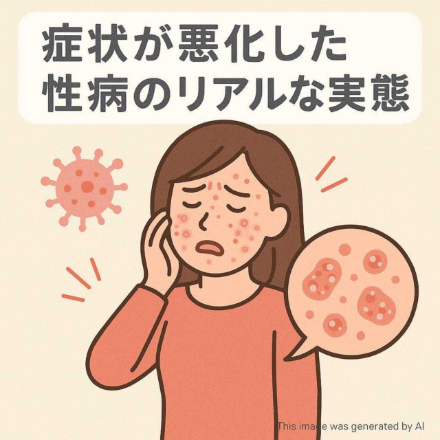 症状が悪化した性病のリアルな実態