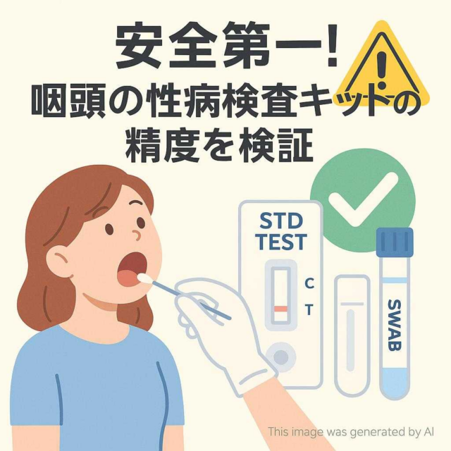 安全第一！咽頭の性病検査キットの精度を検証