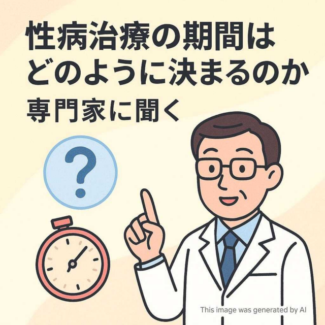 性病治療の期間はどのように決まるのか？専門家に聞く