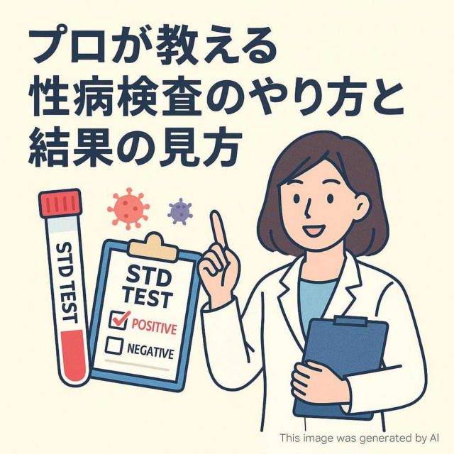 プロが教える性病検査のやり方と結果の見方