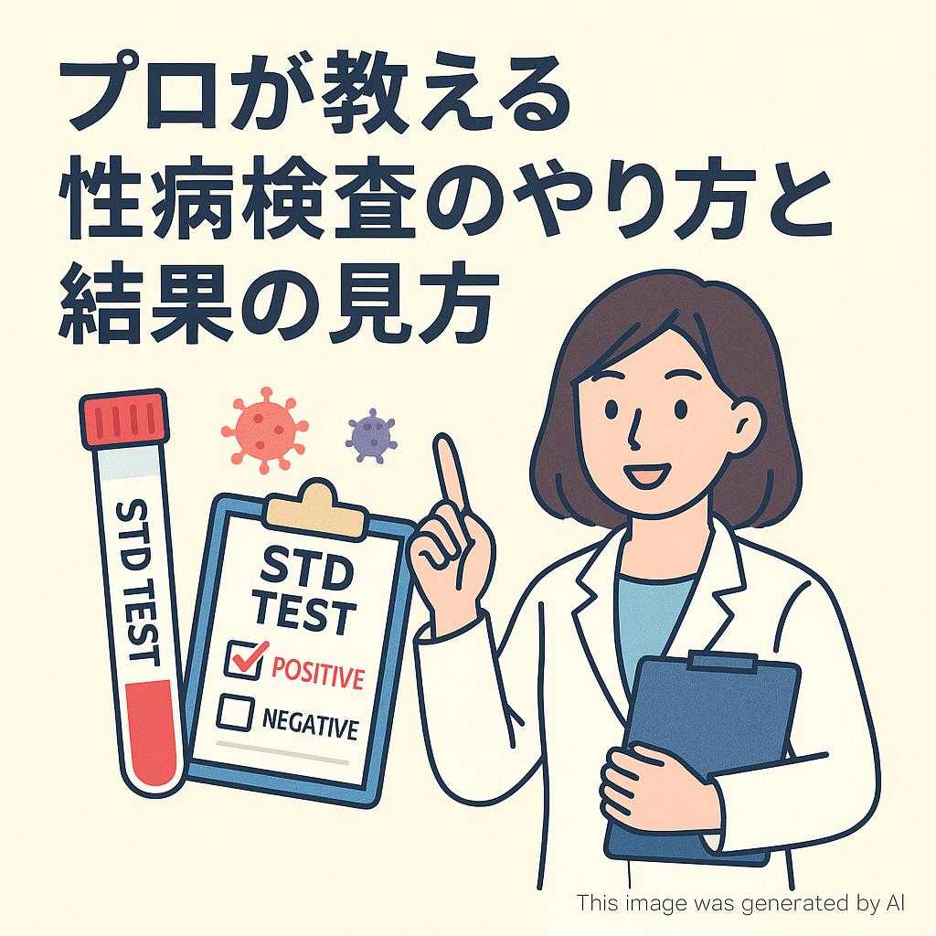 プロが教える性病検査のやり方と結果の見方