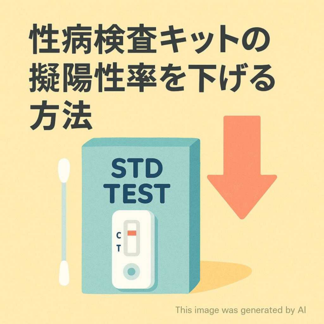 性病検査キットの擬陽性率を下げる方法