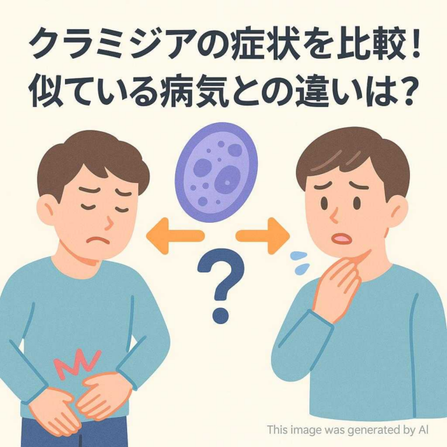 クラミジアの症状を比較！似ている病気との違いは？