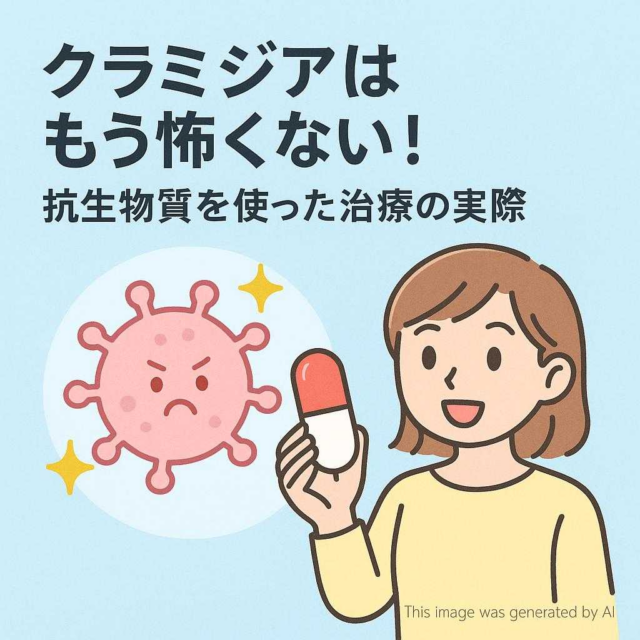 クラミジアはもう怖くない！抗生物質を使った治療の実際