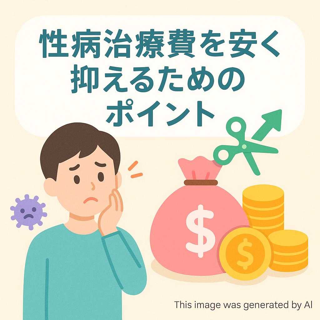 性病治療費を安く抑えるためのポイント