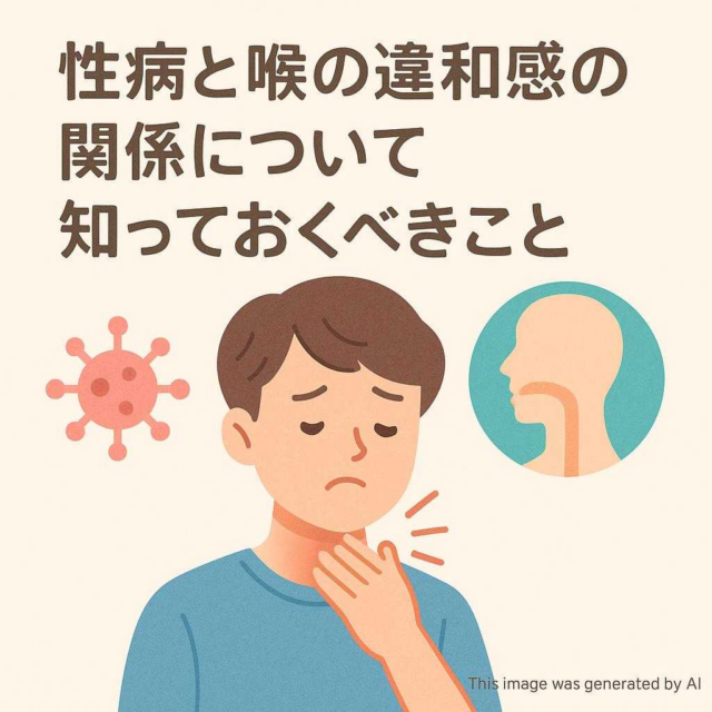 性病と喉の違和感の関係について知っておくべきこと