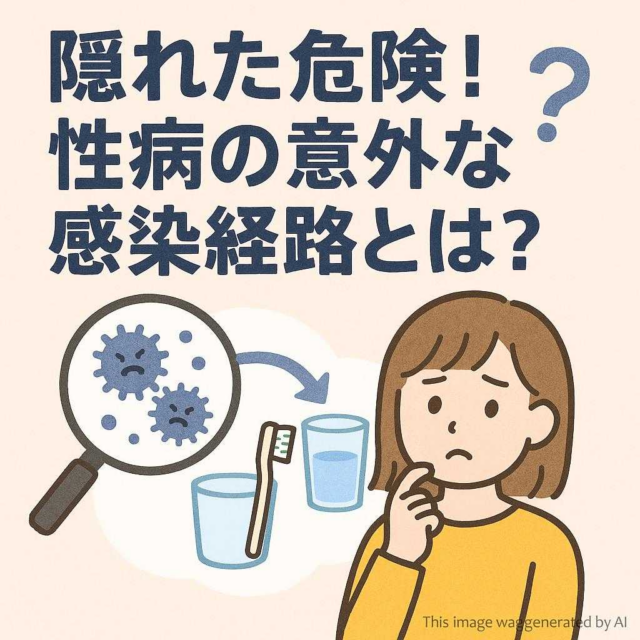 隠れた危険！性病の意外な感染経路とは？