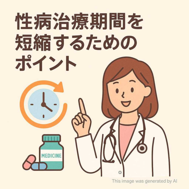 性病治療期間を短縮するためのポイント