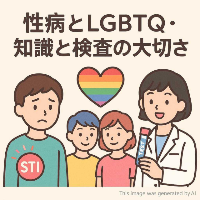 性病とLGBTQ・知識と検査の大切さ