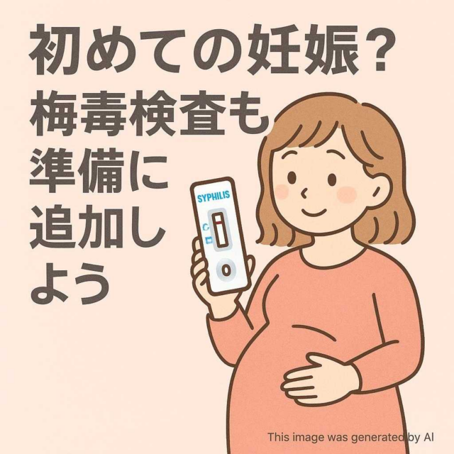初めての妊娠？梅毒検査も準備に追加しよう