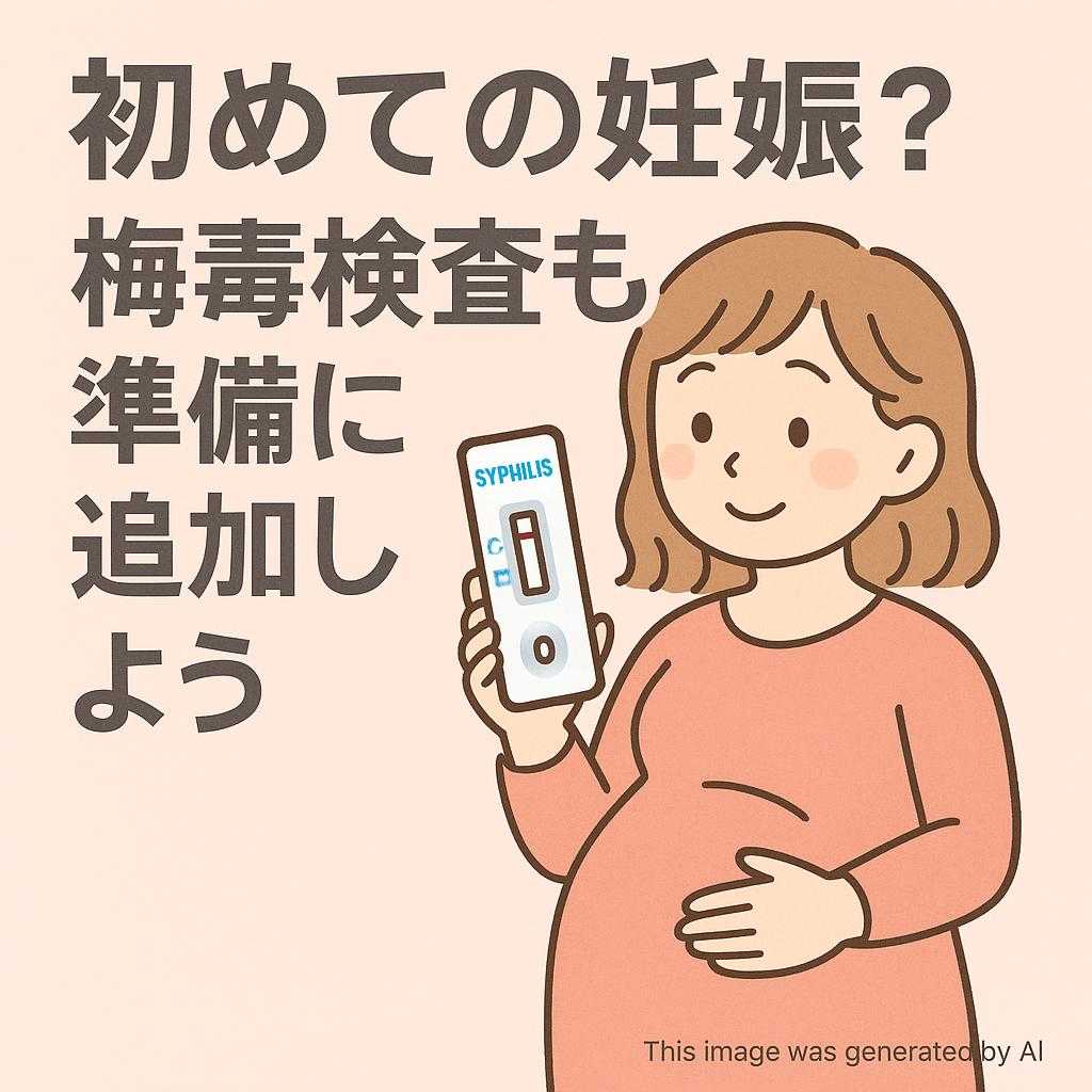 初めての妊娠？梅毒検査も準備に追加しよう