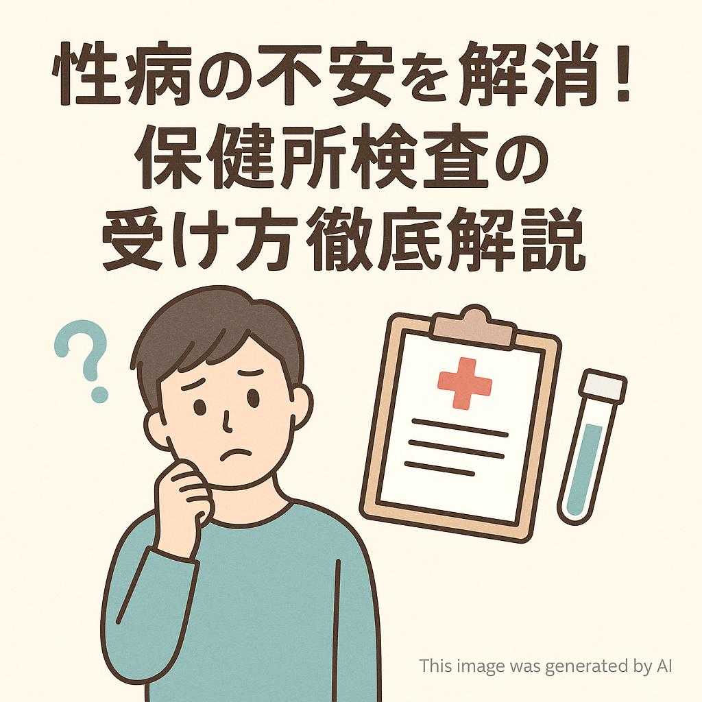 性病の不安を解消！保健所検査の受け方徹底解説