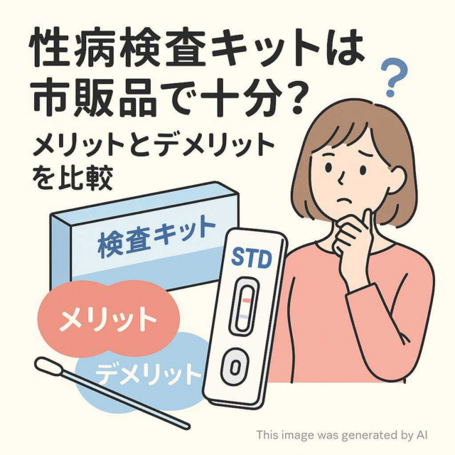性病検査キットは市販品で十分？メリットとデメリットを比較