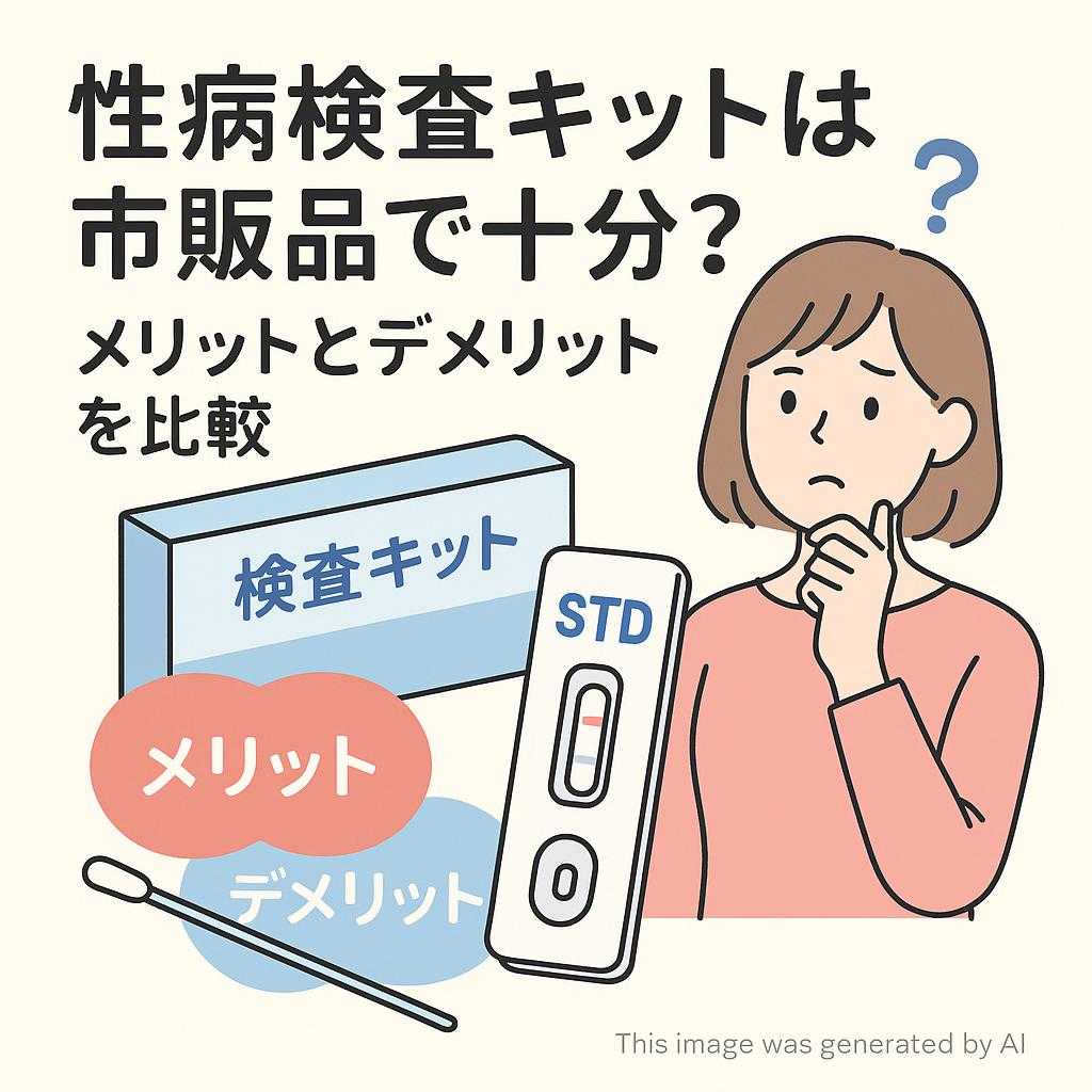 性病検査キットは市販品で十分？メリットとデメリットを比較