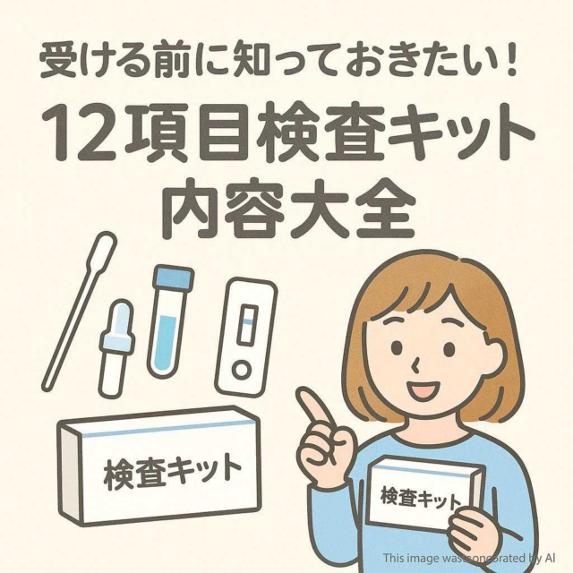受ける前に知っておきたい！12項目検査キット内容大全