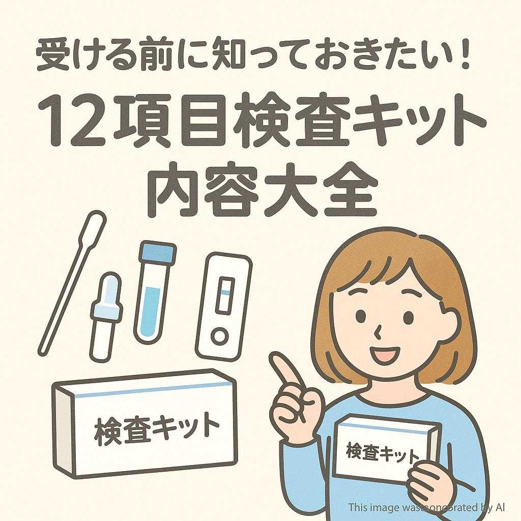 受ける前に知っておきたい！12項目検査キット内容大全