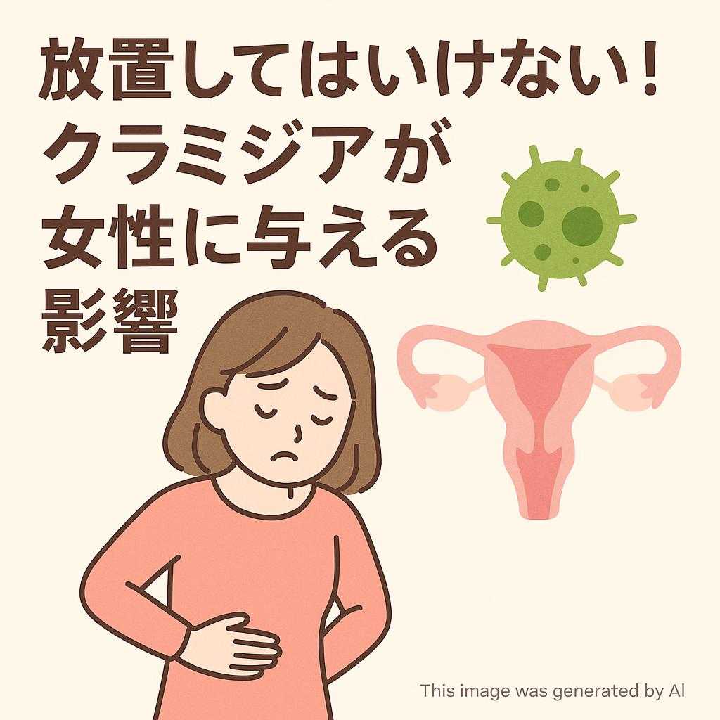 放置してはいけない！クラミジアが女性に与える影響