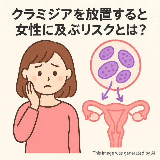 クラミジアを放置すると女性に及ぶリスクとは？