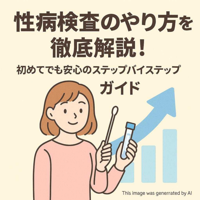 性病検査のやり方を徹底解説！初めてでも安心のステップバイステップガイド
