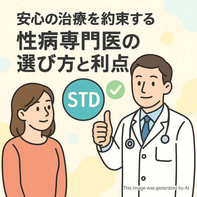 安心の治療を約束する性病専門医の選び方と利点
