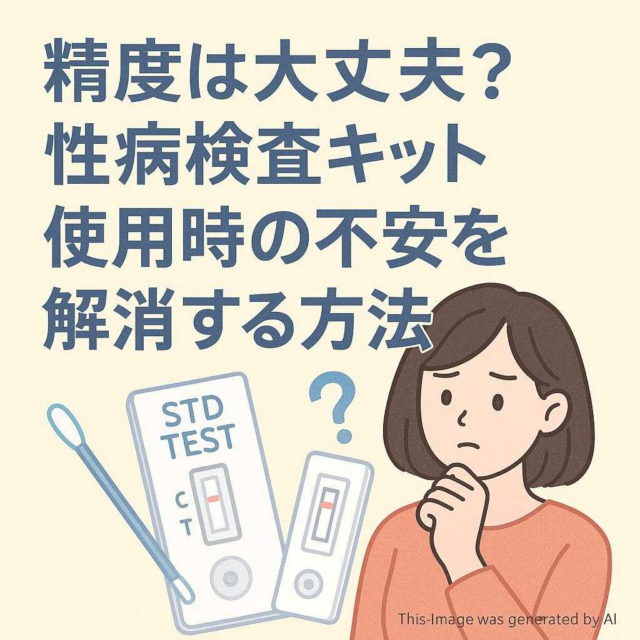 精度は大丈夫？性病検査キット使用時の不安を解消する方法