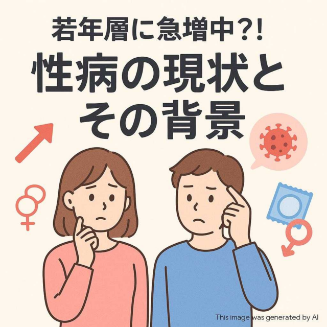 若年層に急増中?! 性病の現状とその背景