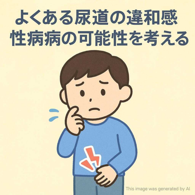 よくある尿道の違和感: 性病の可能性を考える