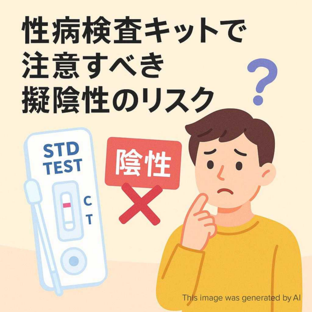 性病検査キットで注意すべき擬陰性のリスク