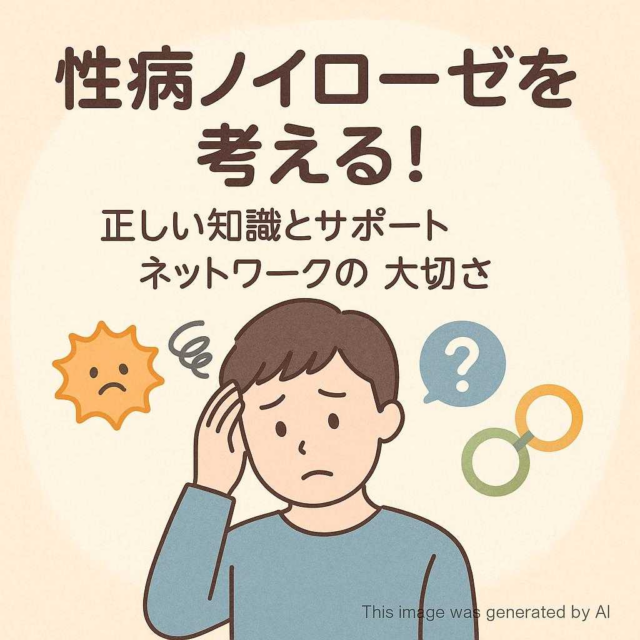 性病ノイローゼを考える！正しい知識とサポートネットワークの大切さ