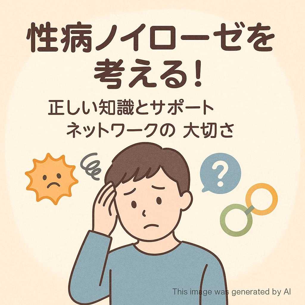 性病ノイローゼを考える！正しい知識とサポートネットワークの大切さ