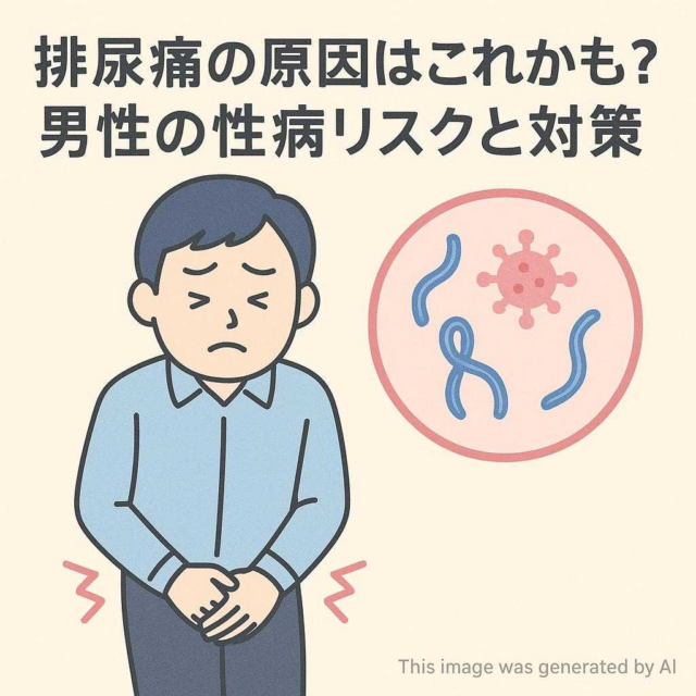 排尿痛の原因はこれかも？男性の性病リスクと対策