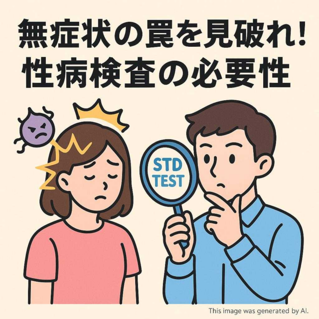 無症状の罠を見破れ！性病検査の必要性