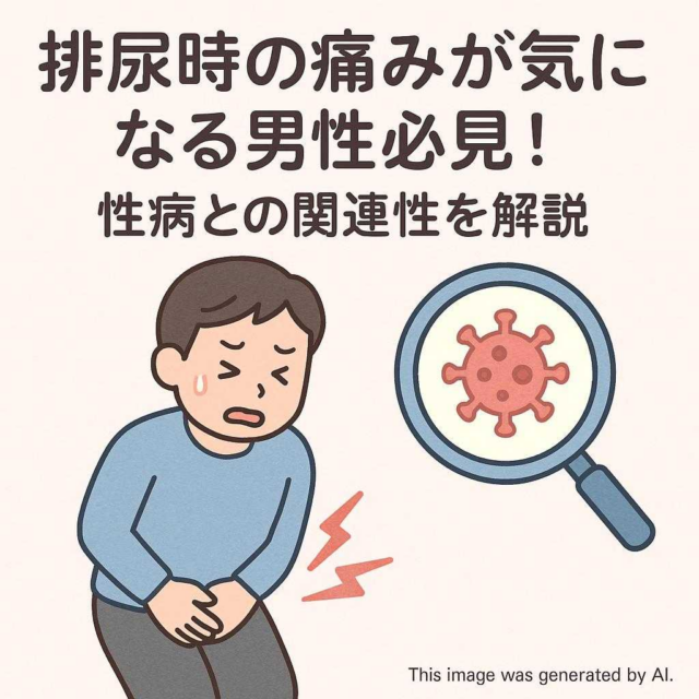 排尿時の痛みが気になる男性必見！性病との関連性を解説