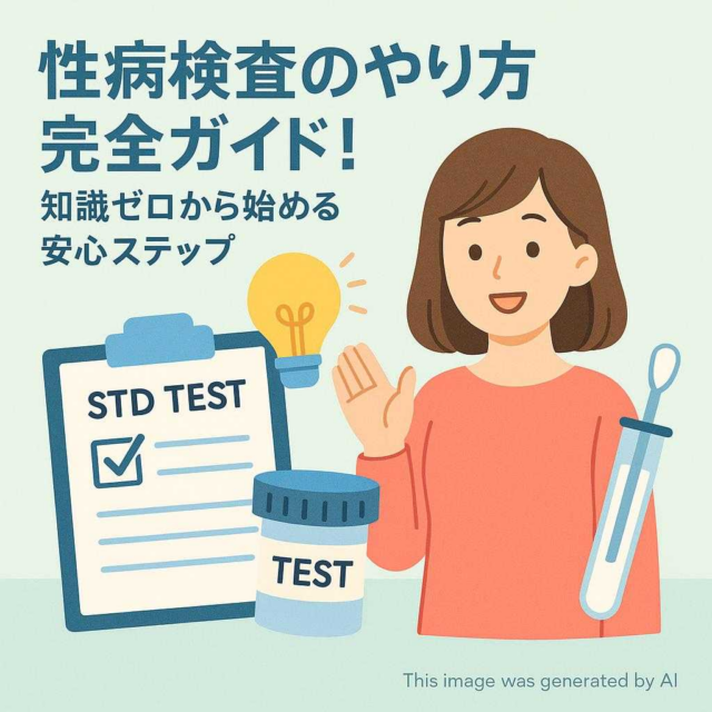 性病検査のやり方完全ガイド！知識ゼロから始める安心ステップ