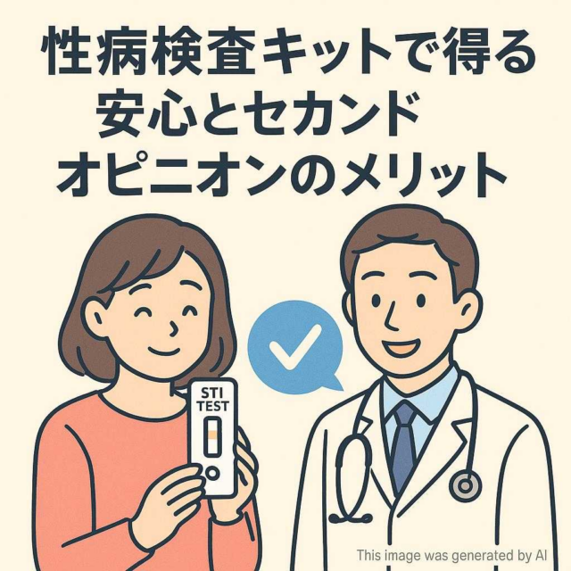 性病検査キットで得られる安心とセカンドオピニオンのメリット